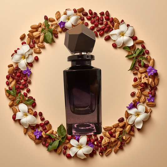 Rouge Extrait de Parfum - Cardamom, Pink Pepper, Leather fragrance with ingredients